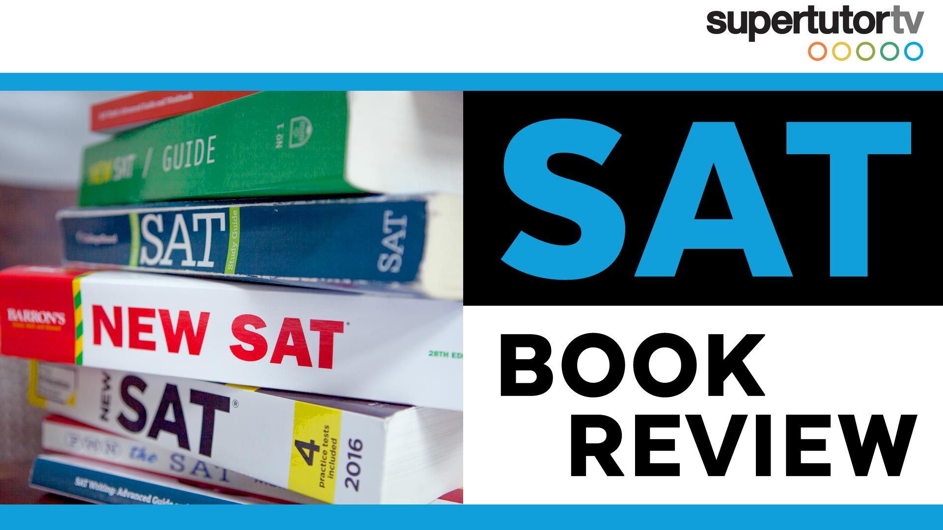 SAT Book Review The BEST SAT books for selfstudy! SupertutorTV