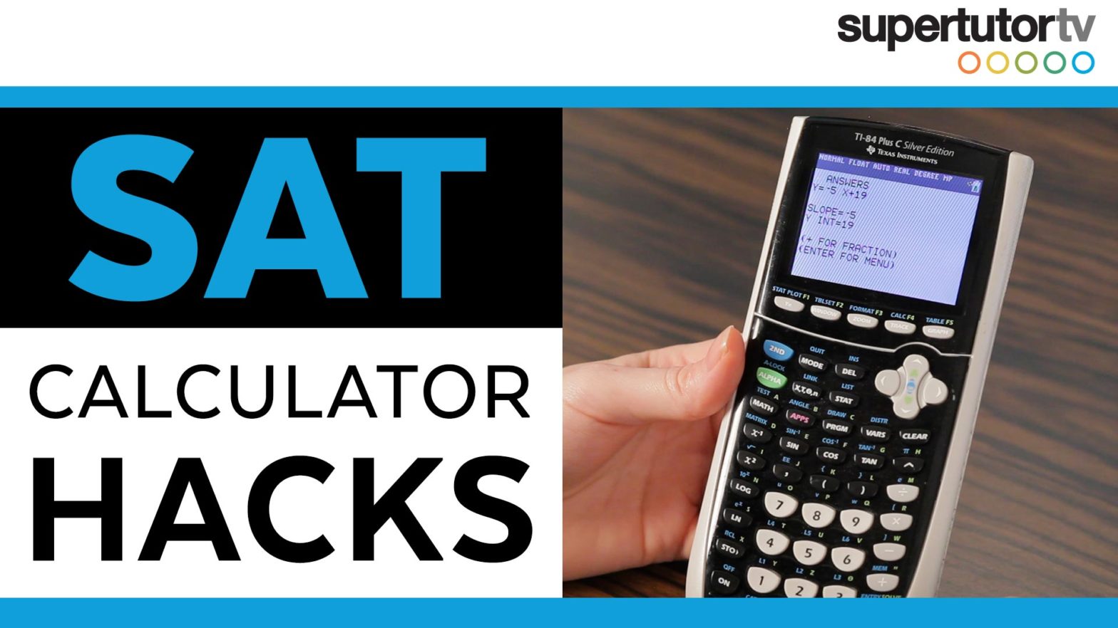 SAT® Calculator Hacks: TI-84 Tips & Tricks