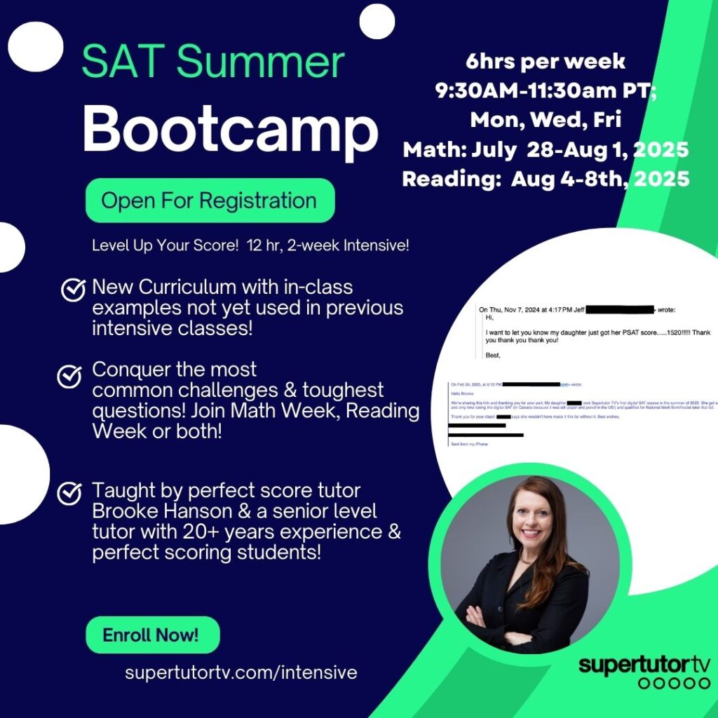 SupertutorTV SAT & PSAT Intensives