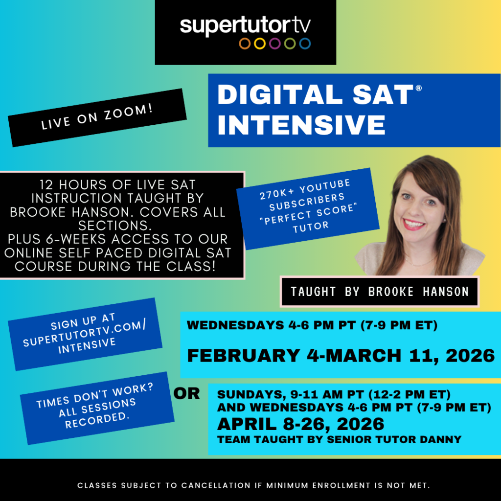 SupertutorTV SAT & PSAT Intensives