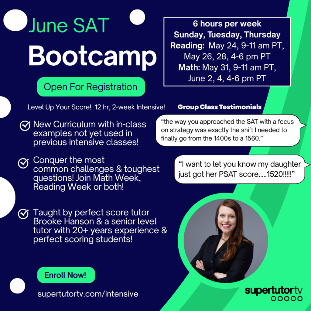SupertutorTV SAT & PSAT Intensives