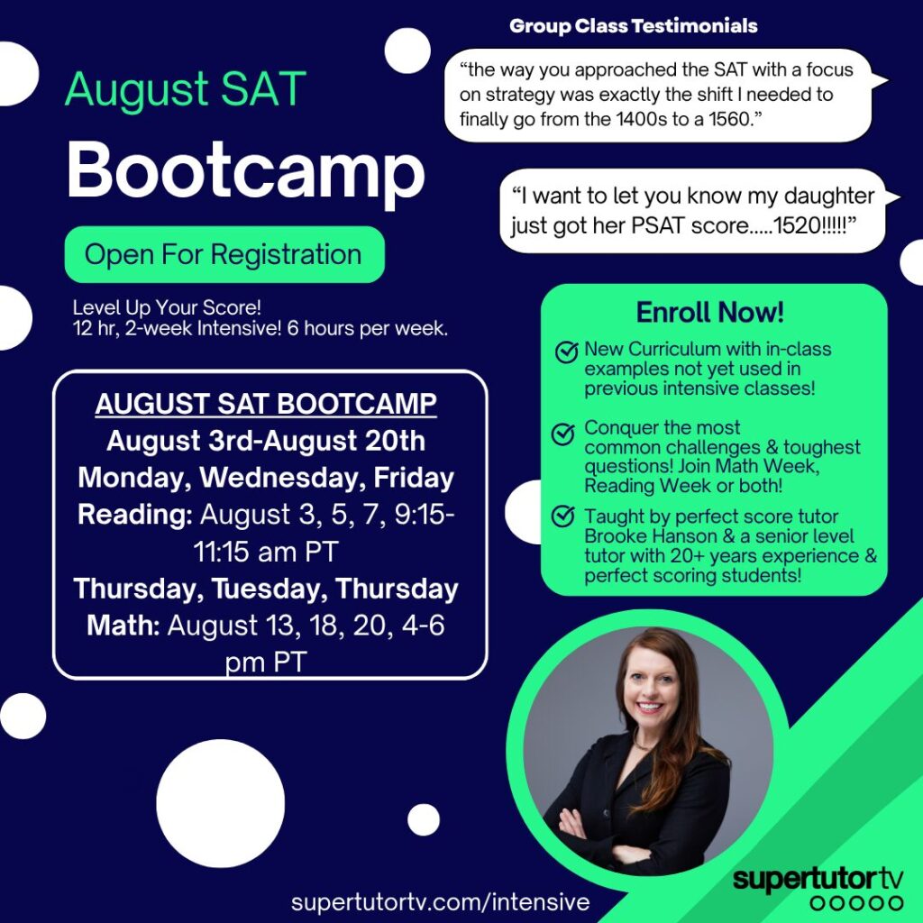 SupertutorTV SAT & PSAT Intensives